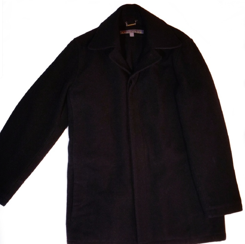 KENNETH COLE REACTION Mens Heavy Wool Coat